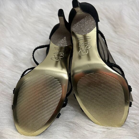 NIB Adrianna Papell Emilia Strappy Crystal Studded Heels -- 7.5M - Picture 11 of 12